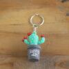 Sunny Day Cactus Keychain