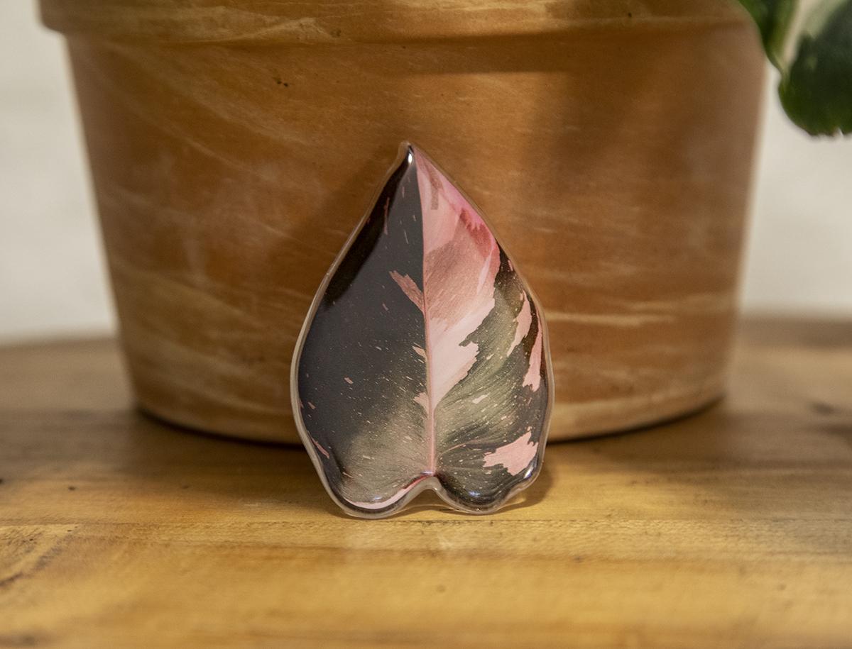 Philodendron Pink Princess Phone Grip