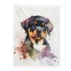 Velveteen Plush Blanket - Rotty #1