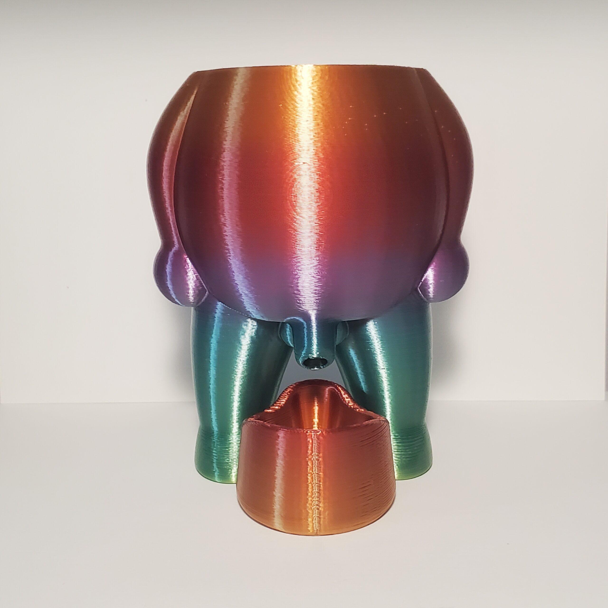 Peen Pot 3D Printed Prop Planter - Image 4