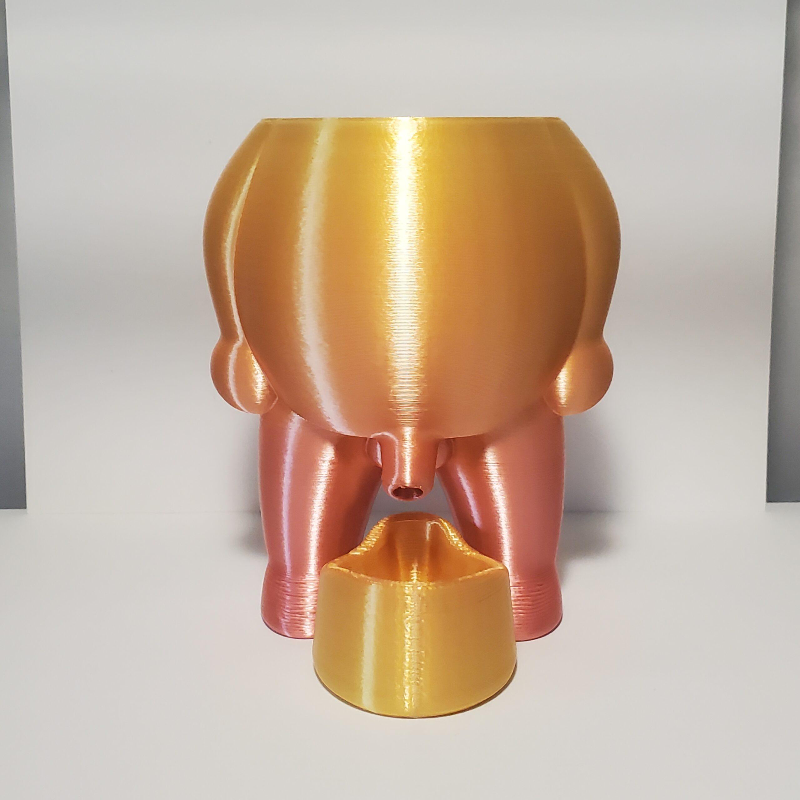 Peen Pot 3D Printed Prop Planter - Image 8