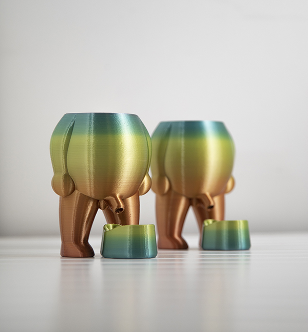 Peen Pot 3D Printed Prop Planter - Image 11