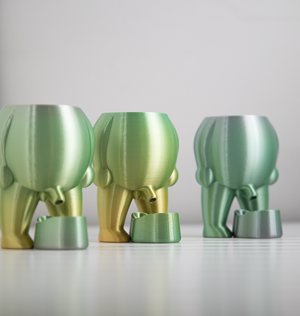 Peen Pot 3D Printed Prop Planter - Image 5