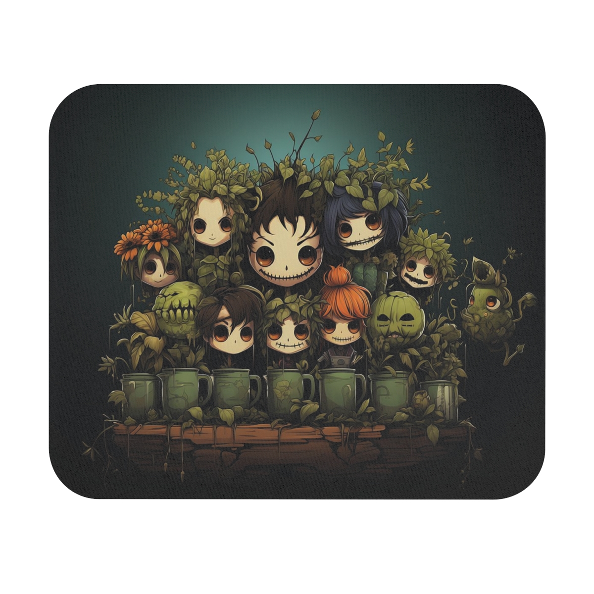 Halloween Plants Mousepad