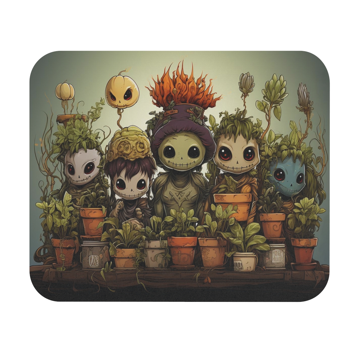 Halloween Plants Mousepad #2