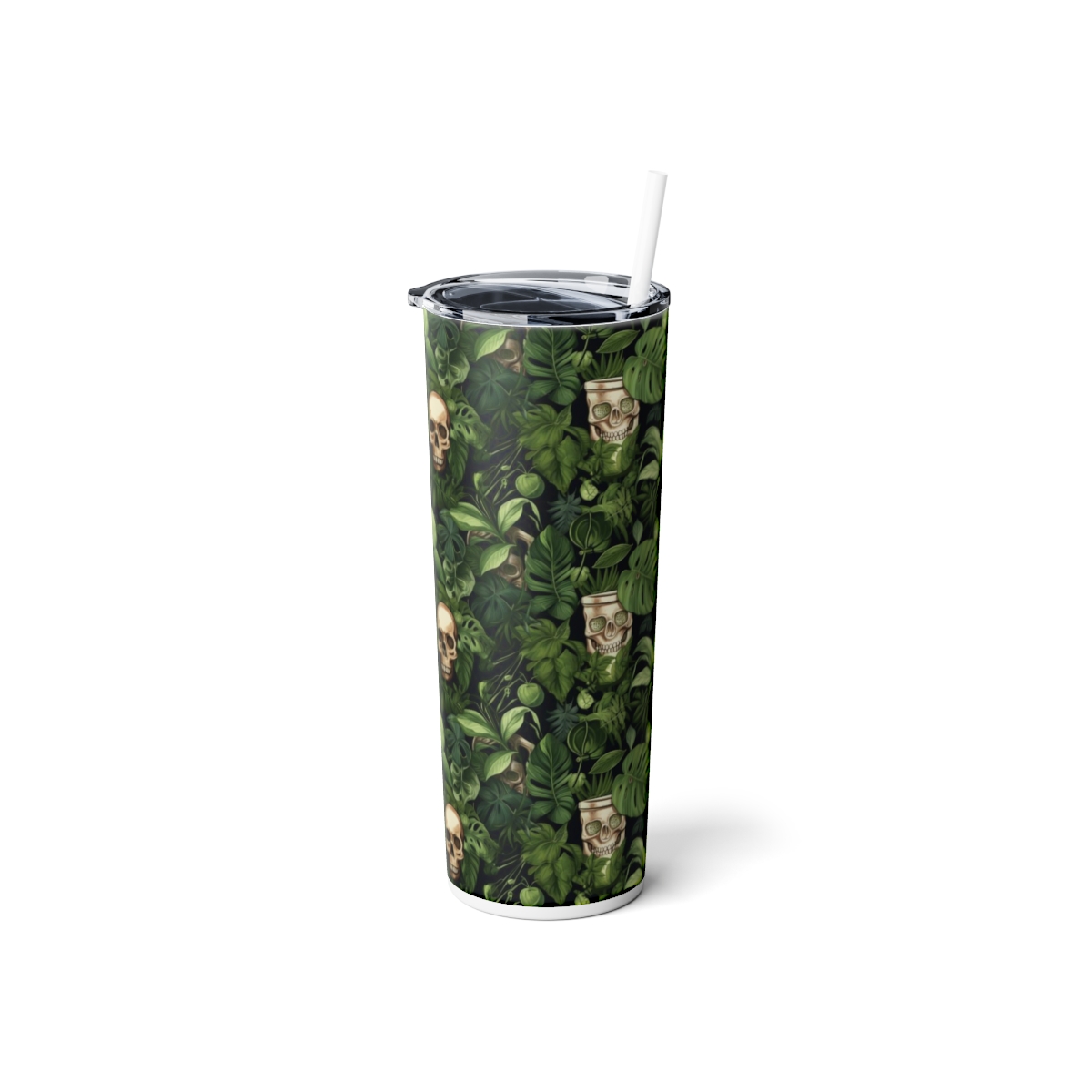 Skulls and Monsteras Tumbler - Image 2