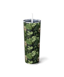 Skulls and Monsteras Tumbler