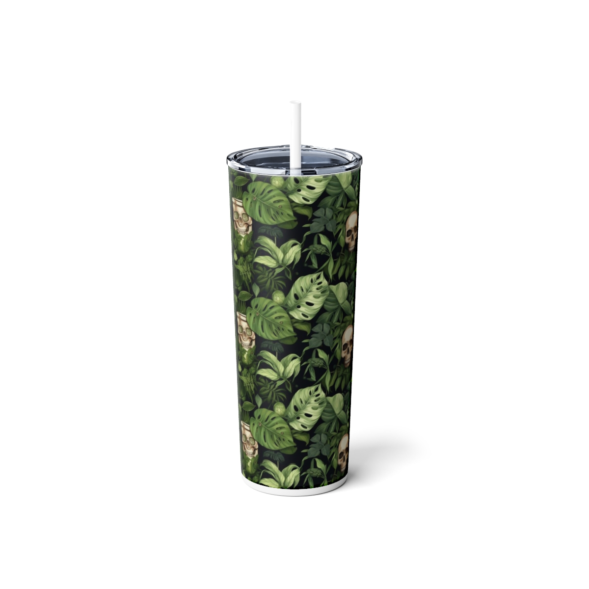 Skulls and Monsteras Tumbler