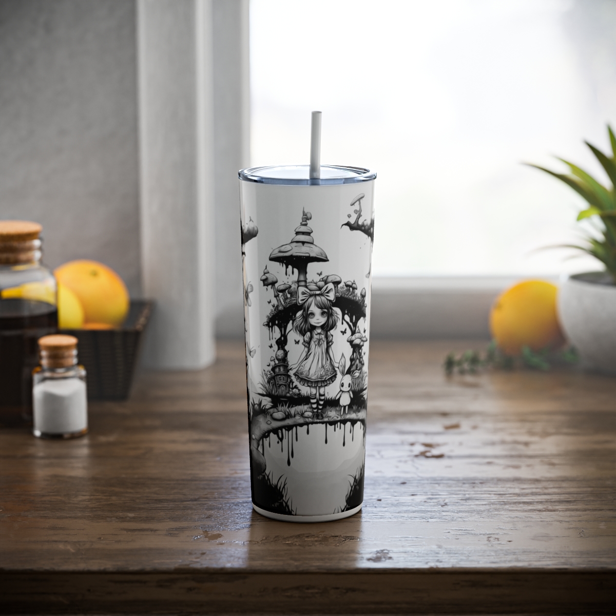 Ali & Bunni, 20oz Steel Skinny Tumbler - Image 5
