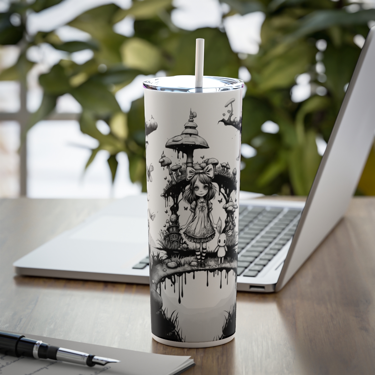 Ali & Bunni, 20oz Steel Skinny Tumbler - Image 6