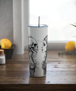 Conversations v2, 20oz Steel Skinny Tumbler - Image 4