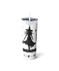 Witchy Friends, 20oz Skinny Steel Tumbler - Image 3