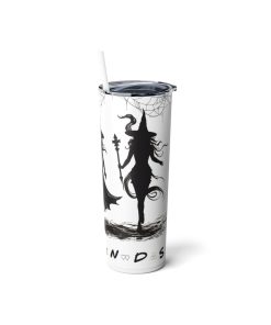 Witchy Friends, 20oz Skinny Steel Tumbler - Image 4