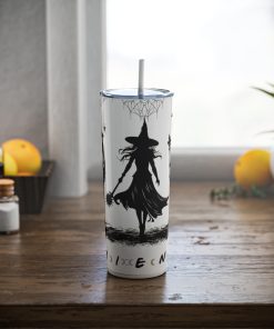 Witchy Friends, 20oz Skinny Steel Tumbler - Image 6