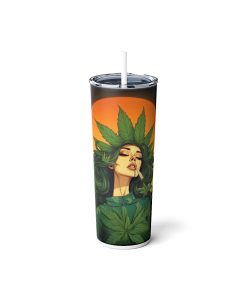 Cannabis Queen v2, 20oz skinny steel Tumbler