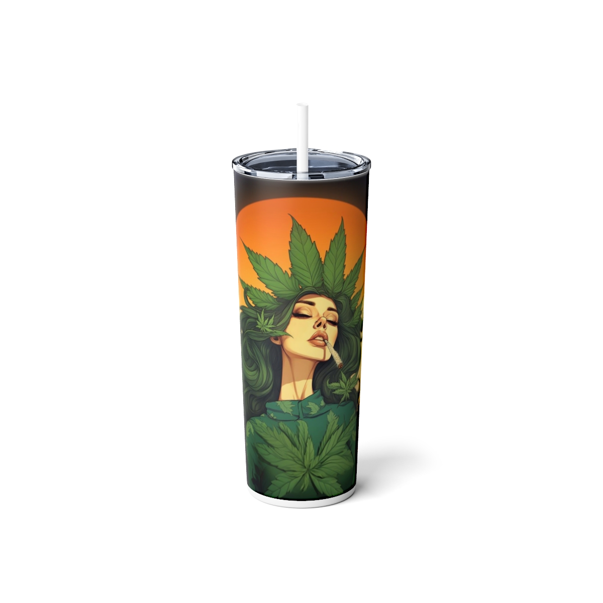Cannabis Queen v2, 20oz skinny steel Tumbler
