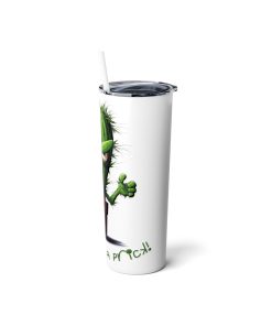 Don't be a Prick!, 20oz skinny steel Tumbler - Image 3