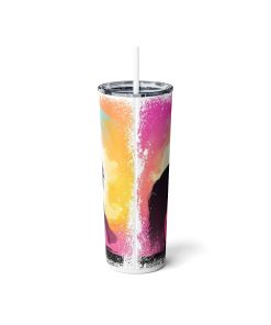 A Girl and her Horse v2, 20oz skinny steel Tumbler - Image 4