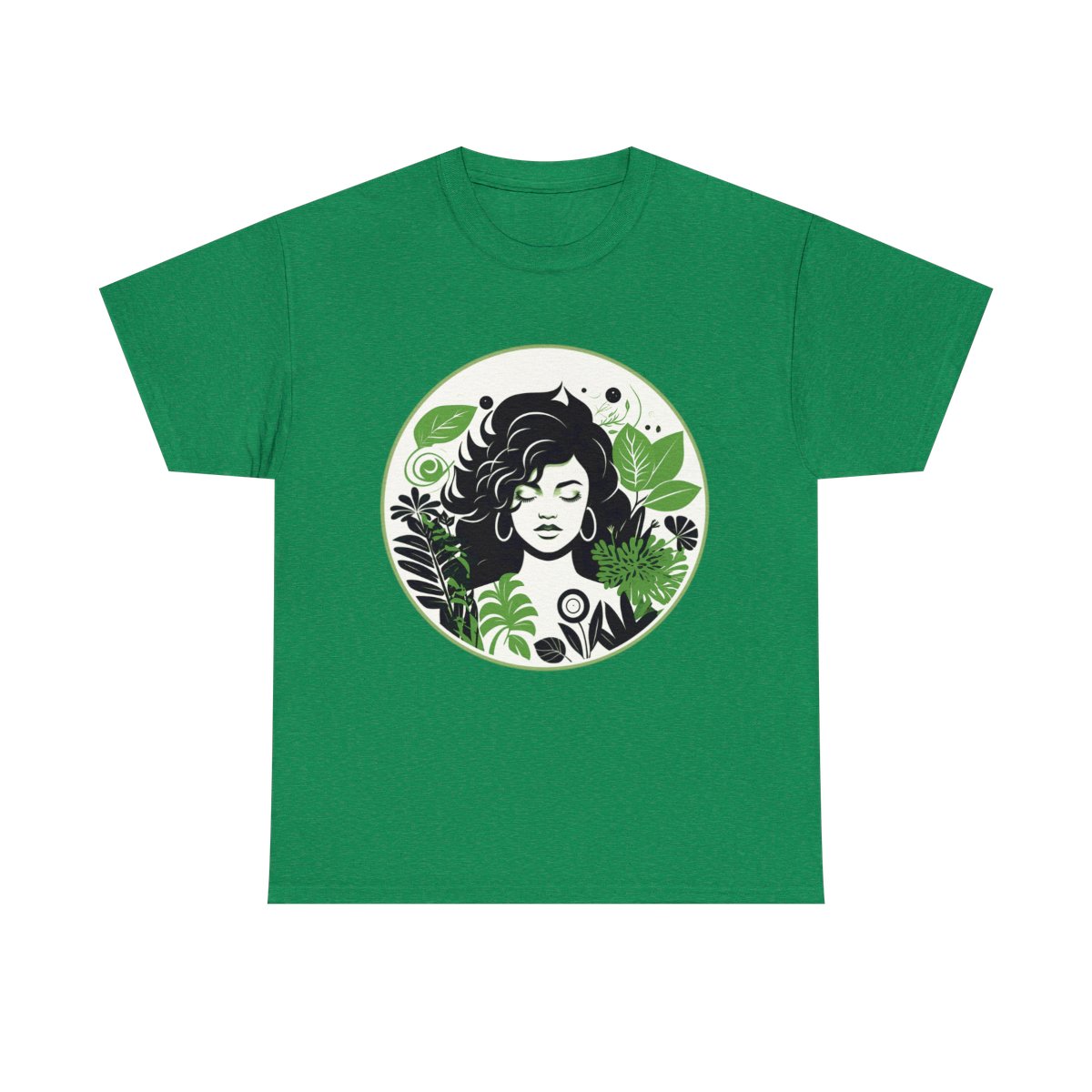 Girl Green v1 Cotton Tee - Image 2
