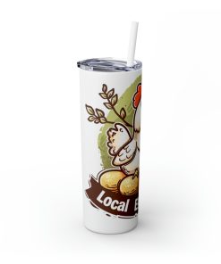 Local Egg Dealer 20oz Steel Tumbler - Image 2