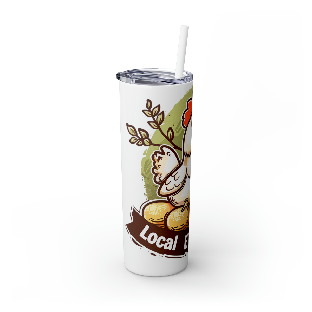 Local Egg Dealer 20oz Steel Tumbler - Image 2