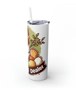 Local Egg Dealer 20oz Steel Tumbler - Image 4