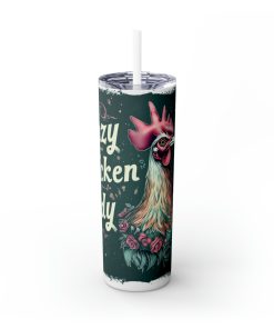 Crazy Chicken Lady Tumbler – 20oz Insulated Stainless Steel - Image 7