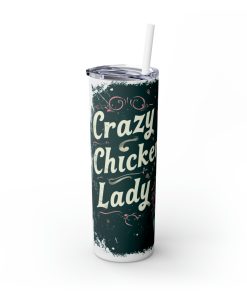 Crazy Chicken Lady Tumbler – 20oz Insulated Stainless Steel - Image 6