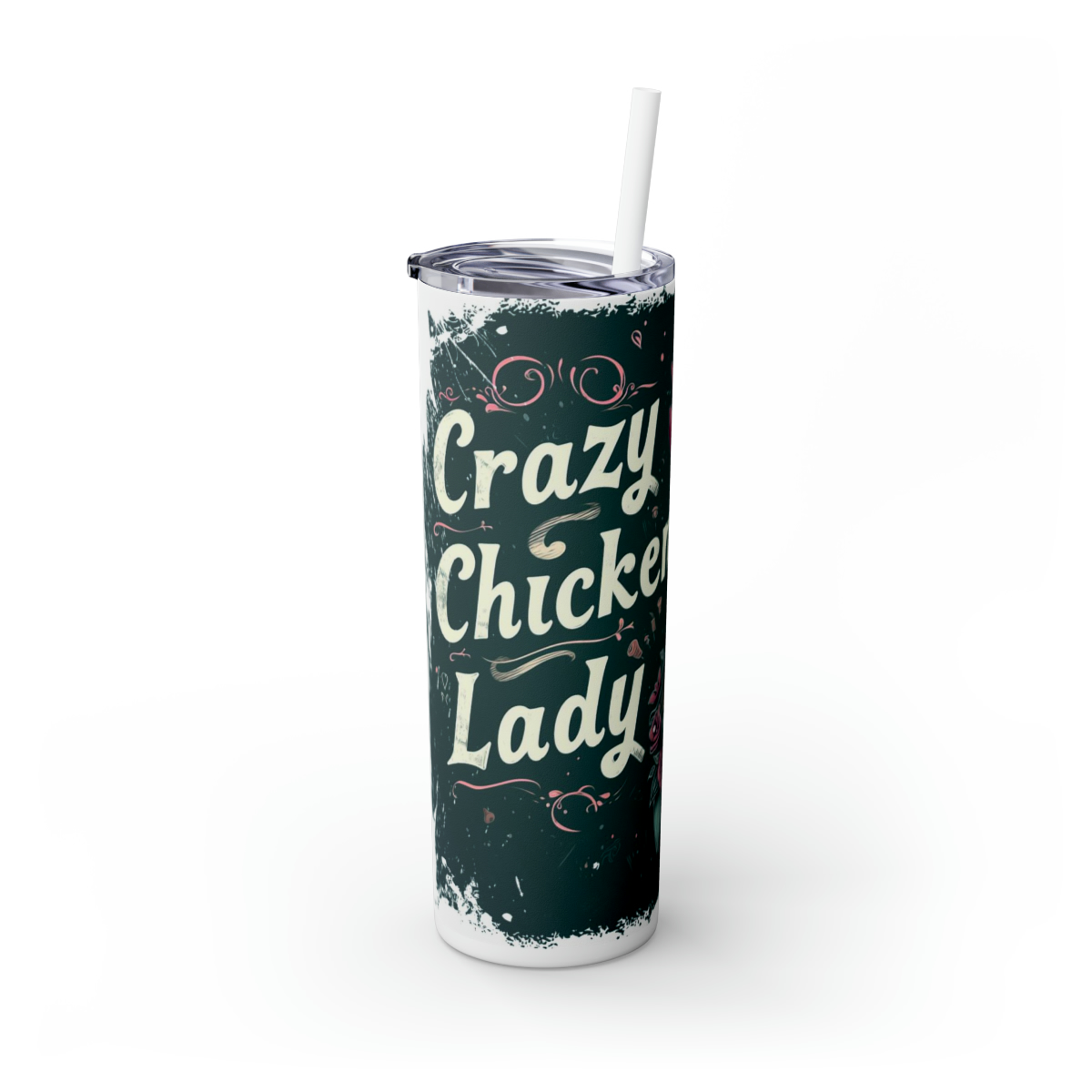 Crazy Chicken Lady Tumbler – 20oz Insulated Stainless Steel - Image 6