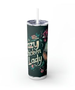 Crazy Chicken Lady Tumbler – 20oz Insulated Stainless Steel - Image 11
